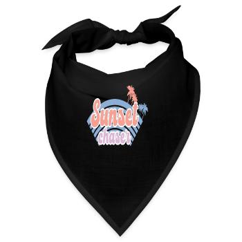 Sunset Chaser - Bandana - Schwarz - Vorne