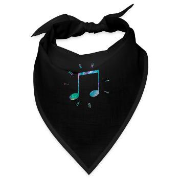 Drehen Sie auf - Bandana - Schwarz - Vorne