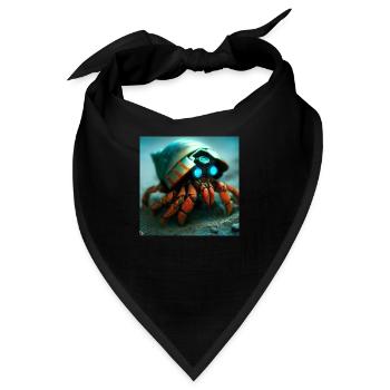 elektronik Tier - Bandana - Schwarz - Vorne