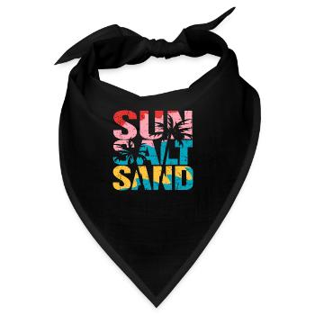 SUN SALT SAND - Bandana - Schwarz - Vorne