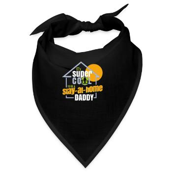 Stay at Home Daddy - Bandana - Schwarz - Vorne