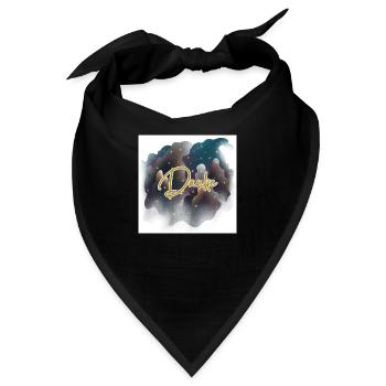 Danke - Bandana - Schwarz - Vorne