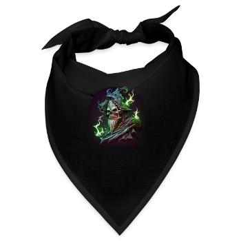 Nekromant - Bandana - Schwarz - Vorne