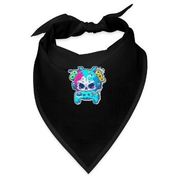 Skullhead Controller - Bandana - Schwarz - Vorne
