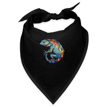lizzard_art - Bandana - Schwarz - Vorne