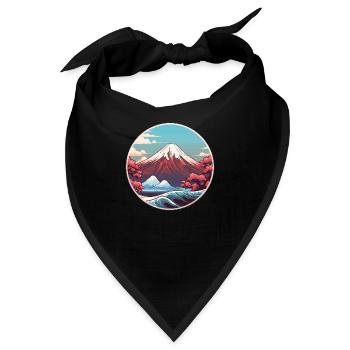 Japan - Bandana - Schwarz - Vorne