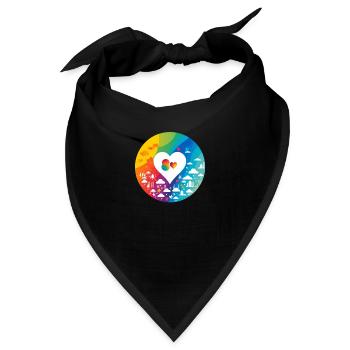 Cloud Liebe - Bandana - Schwarz - Vorne