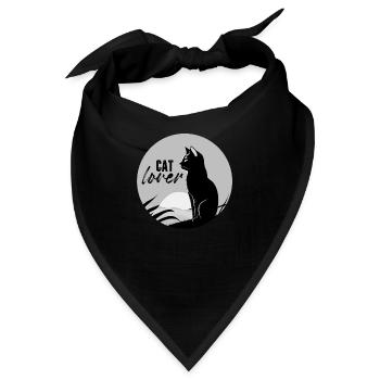 Catlover - Bandana - Schwarz - Vorne