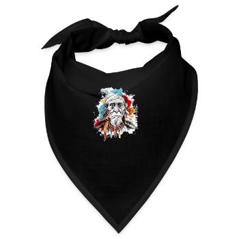 Opa Siou - Bandana - Schwarz - Vorne