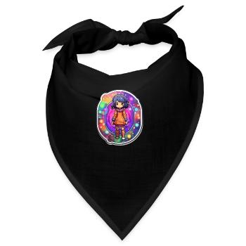 Cartoonish Dimension Traveler Standin - Bandana - Schwarz - Vorne