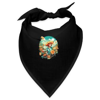 Marie im Urlaub - Bandana - Schwarz - Vorne