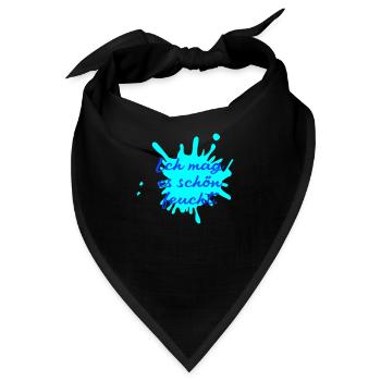 ich mag es schön feucht - Bandana - Schwarz - Vorne