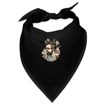 Dr. Bak - Bandana - Schwarz - Vorne