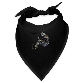 MTB MTB Downhill - Bandana - Schwarz - Vorne