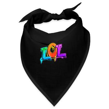 LOL - Bandana - Schwarz - Vorne