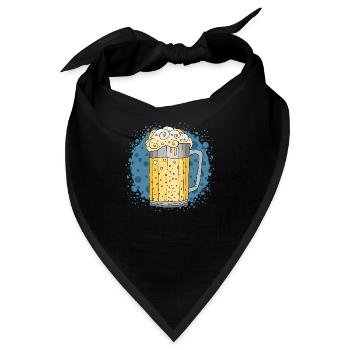Becher - Bandana - Schwarz - Vorne
