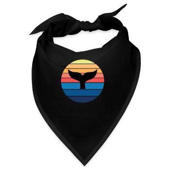 Surfing Surfboard Surfer Wassersport Hai - Bandana - Schwarz - Vorne