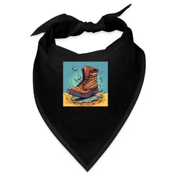 Kaputte Stiefel - Bandana - Schwarz - Vorne