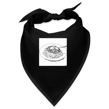 Spaghetti Bolognese - Bandana - Schwarz - Vorne