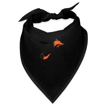 Fuchs - Bandana - Schwarz - Vorne