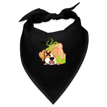 McDevs Stinkefuss - Bandana - Schwarz - Vorne