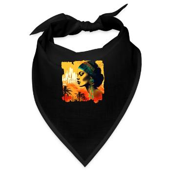 Rio de Janeiro, die berühmte Metropole Brasiliens - Bandana - Schwarz - Vorne