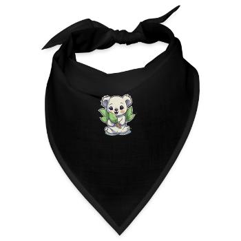 Koala - Bandana - Schwarz - Vorne