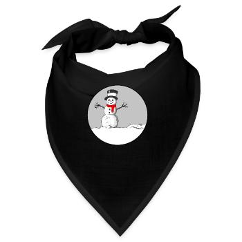 SCHNEEMANN - Bandana - Schwarz - Vorne