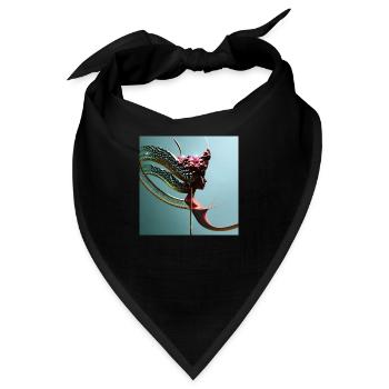 Zauberhafte Büste - Bandana - Schwarz - Vorne