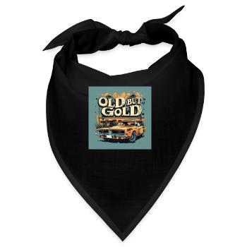 Old but gold - Bandana - Schwarz - Vorne