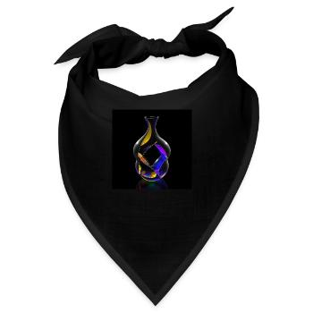 Kleinsche Flasche -03- - Bandana - Schwarz - Vorne