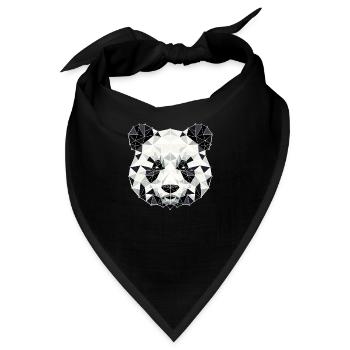 Panda // panda - Bandana - Schwarz - Vorne