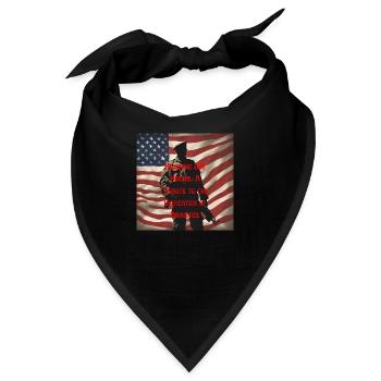 Veteranen, Veteranen, Waffenstillstand. - Bandana - Schwarz - Vorne
