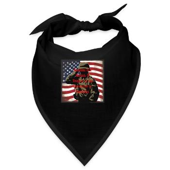 Veteranen, Veteranen, Waffenstillstand. - Bandana - Schwarz - Vorne