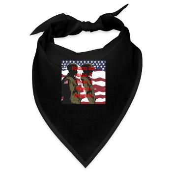 Veteranen, Veteranen, Waffenstillstand. - Bandana - Schwarz - Vorne