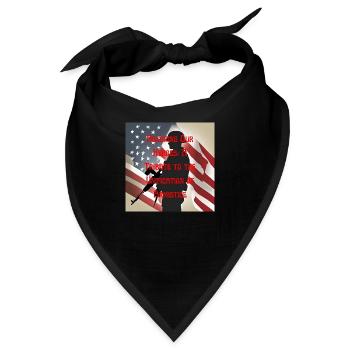 Veteranen, Veteranen, Waffenstillstand. - Bandana - Schwarz - Vorne