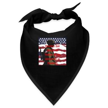 Veteranen, Veteranen, Waffenstillstand. - Bandana - Schwarz - Vorne