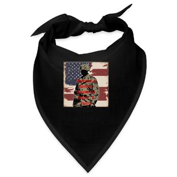 Veteranen, Veteranen, Waffenstillstand. - Bandana - Schwarz - Vorne
