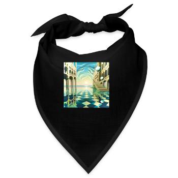Fata Morgana-Metropole - Bandana - Schwarz - Vorne