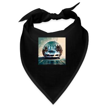 Miami Portal Escape (Miami Collection) - Bandana - Schwarz - Vorne