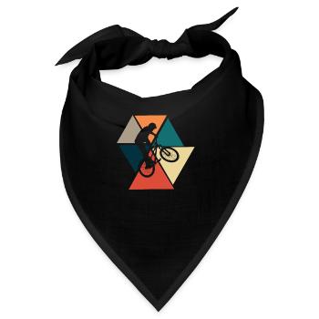 Vintage Retro Fahrrad - Fahrrad Geschenkidee - Bandana - Schwarz - Vorne