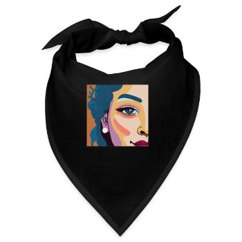 Women / Feminin / Art - Bandana - Schwarz - Vorne