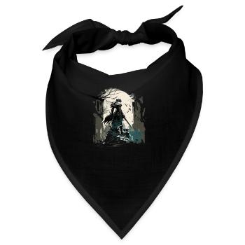 Leuchtender Paladin stehend - Bandana - Schwarz - Vorne