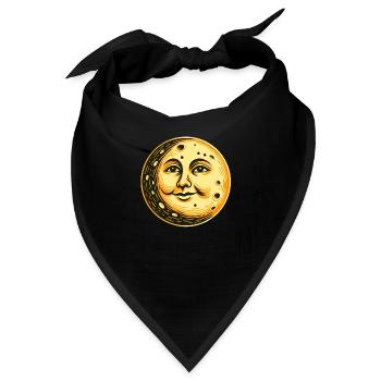 Mond - Bandana - Schwarz - Vorne