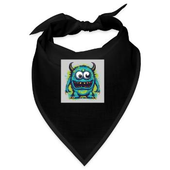 monster - Bandana - Schwarz - Vorne