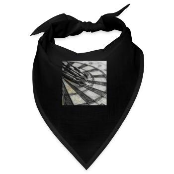 Dartboard - Bandana - Schwarz - Vorne