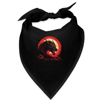 Zorn des Drachen - Bandana - Schwarz - Vorne