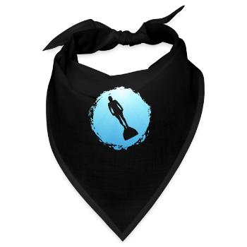 Deep Sea Diving Aquatic Sports Apnoe Diver - Bandana - Schwarz - Vorne