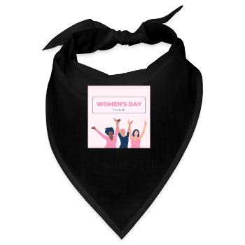 Women‘s day - Bandana - Schwarz - Vorne