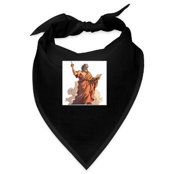 Aristoteles Greek Philosopher - Bandana - Schwarz - Vorne